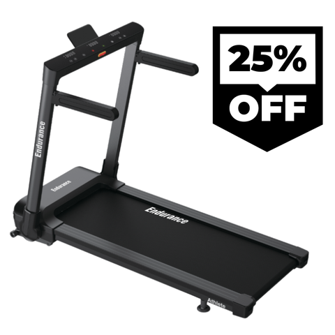 Endurance Athlete Treadmill- Space Saving High Quality + Incline