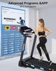 Endurance SuperStar Treadmill with workout illustration