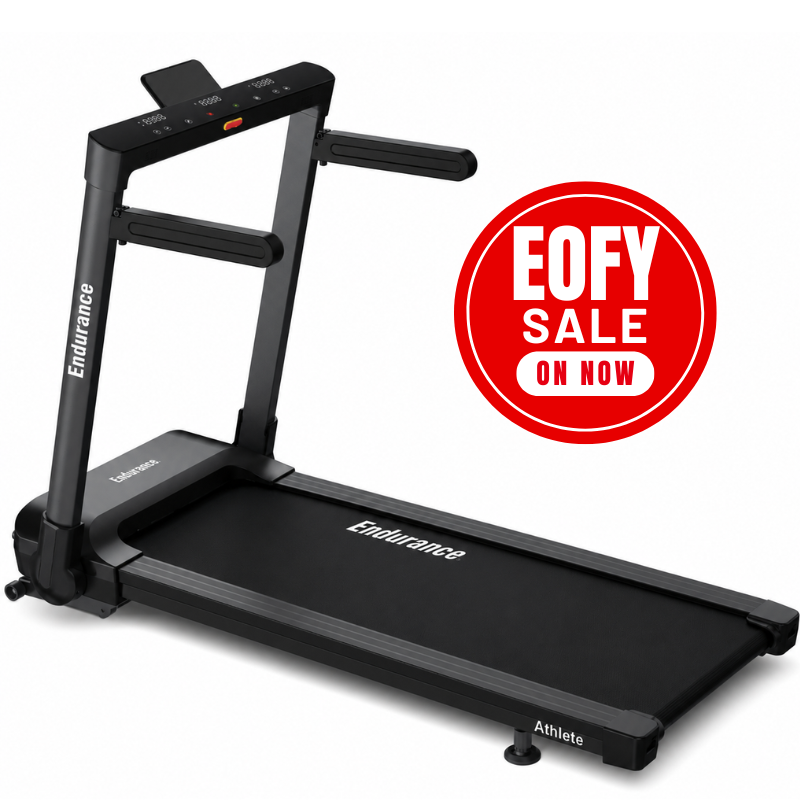 Endurance Athlete Treadmill- Space Saving High Quality + Incline 