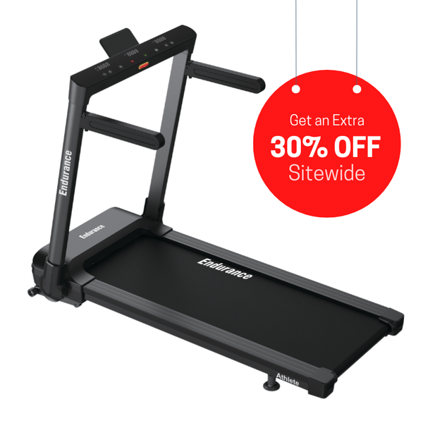 Endurance Athlete Treadmill- Space Saving High Quality + Incline EXTRA 30% OFF AT CHECKOUT