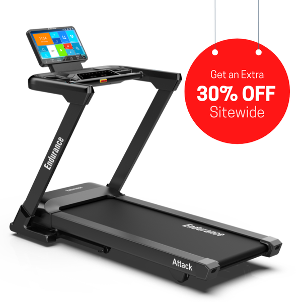 Endurance Attack Heavy Duty Treadmill + WIFI Internet EXTRA 30% OFF AT CHECKOUT