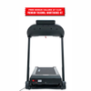 Back view of the Endurance Predator Treadmill. With Premium Treadmill Maintenance Kit.