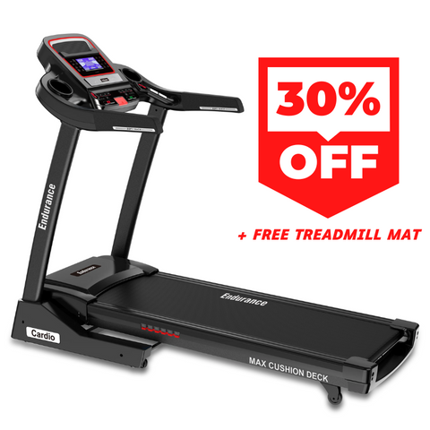 Endurance Cardio Treadmill-Low Impact Treadmill For Bad Knees And Joints 