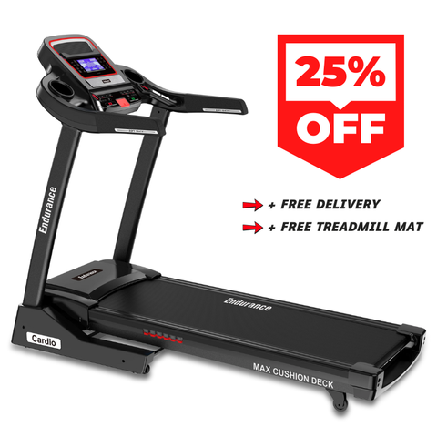 Endurance Cardio Treadmill-Low Impact Treadmill For Bad Knees And Joints 