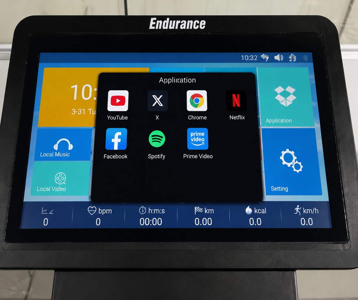 Endurance Attack Heavy Duty Treadmill + WIFI Internet