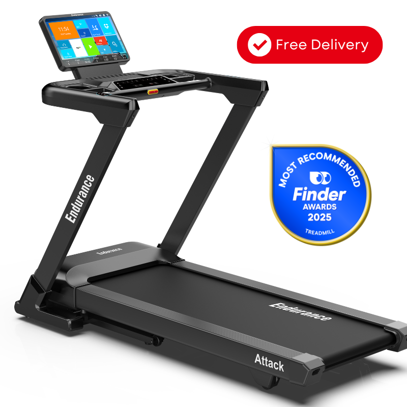 Endurance Attack Heavy Duty Treadmill + WIFI Internet 