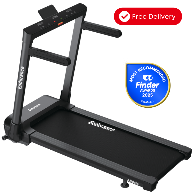 Endurance Athlete Treadmill- Space Saving High Quality + Incline 