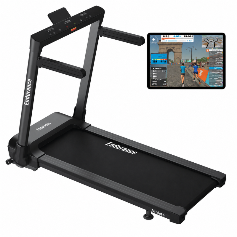 Endurance Athlete Treadmill- Space Saving High Quality + Incline