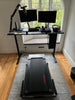 Endurance Athlete Treadmill under-desk computer.