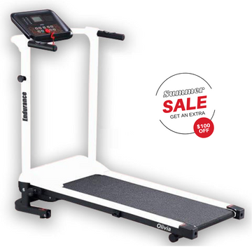 Endurance Olivia Home Treadmill - White